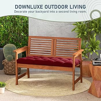 Amazon.com: downluxe Outdoor Bench Cushion for Patio